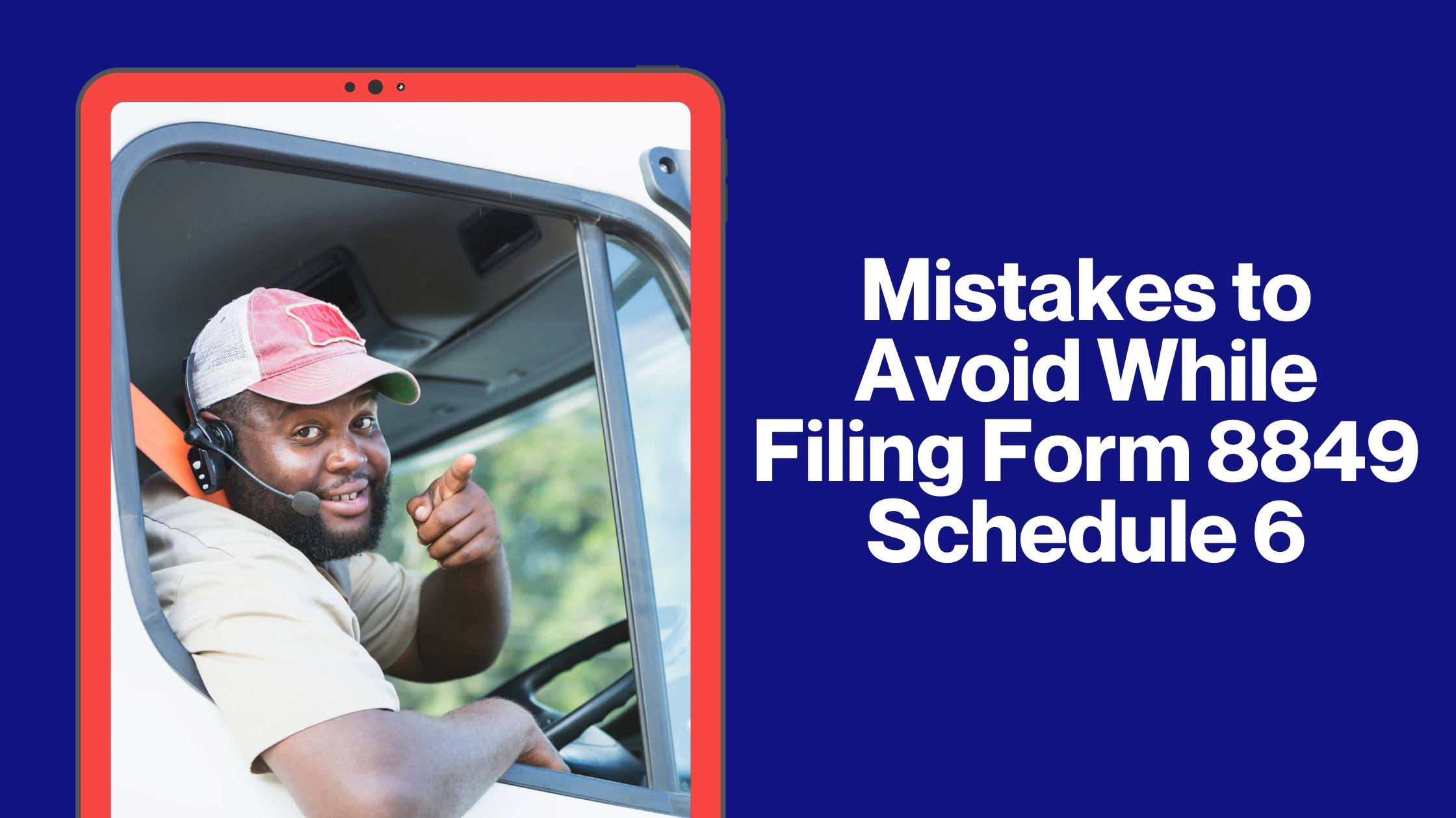 Mistakes to Avoid While Filing Form 8849 Schedule 6